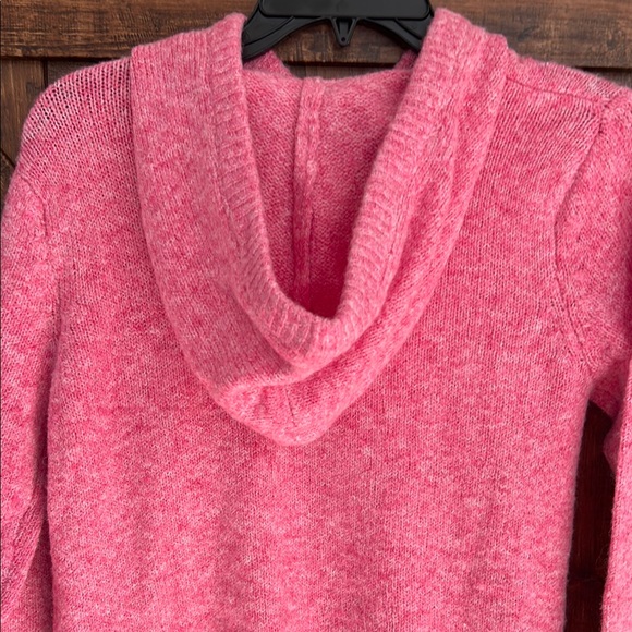 Pink Heart Pattern Hoodie Sweater - Picture 8 of 12